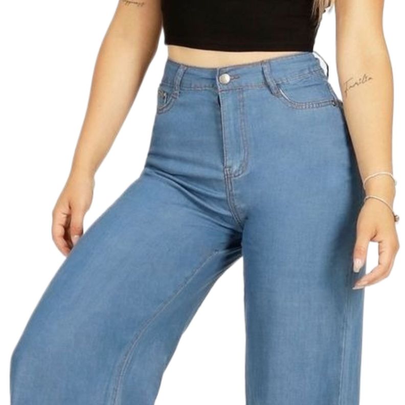 Jeans Palazzo Mujer Tiro Alto 09 Yassne-3