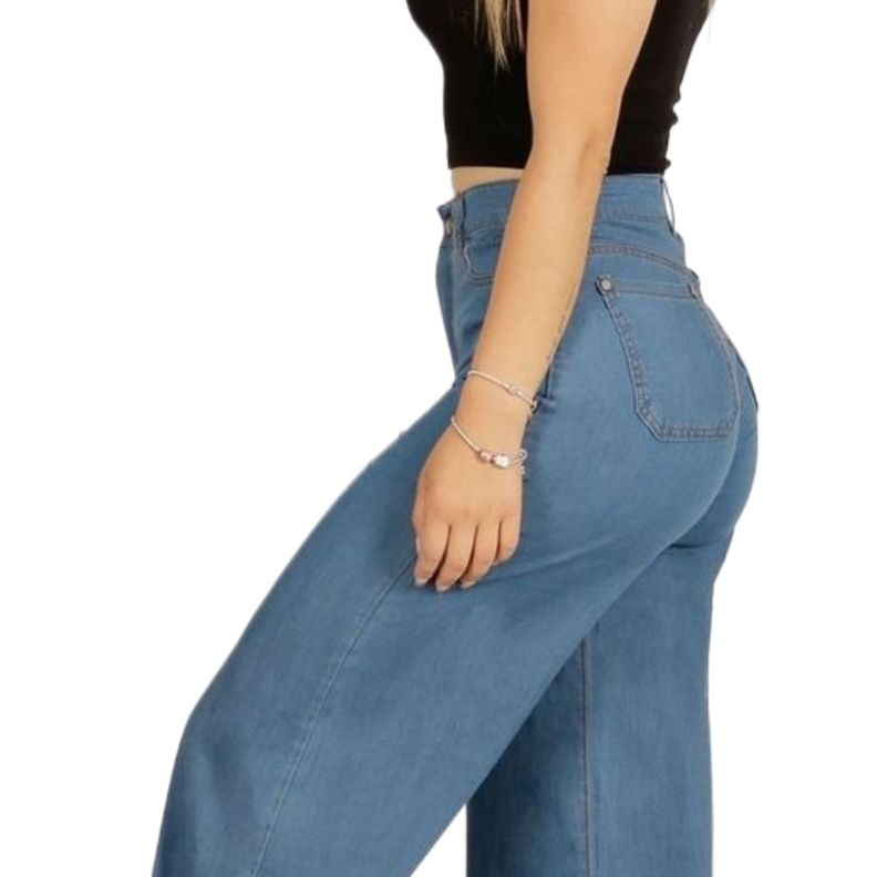Jeans Palazzo Mujer Tiro Alto 09 Yassne-4