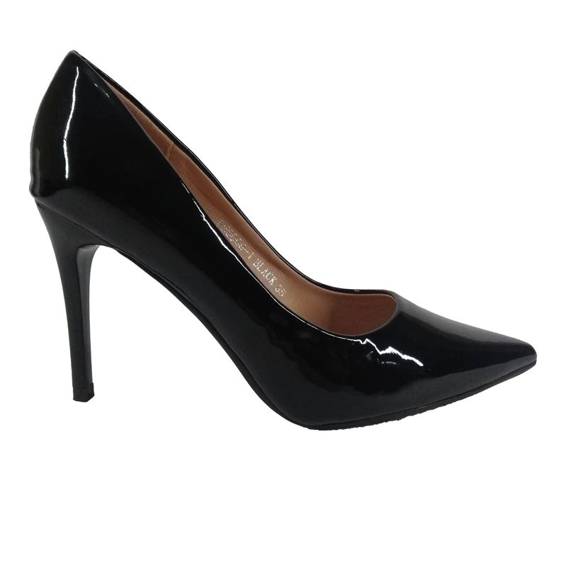 Zapato de Mujer Taco Alto Negro-0