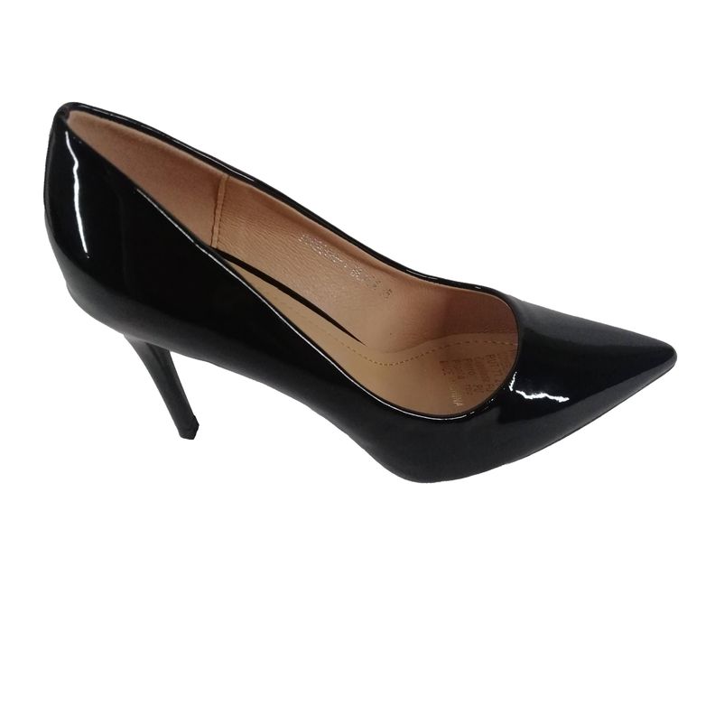 Zapato de Mujer Taco Alto Negro-1