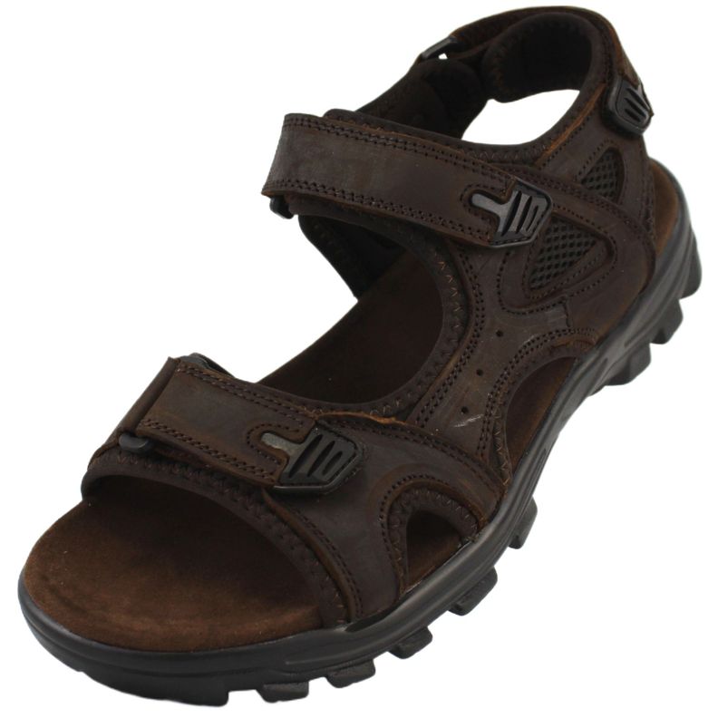 Sandalia Cuero Sport Hombre 121-1