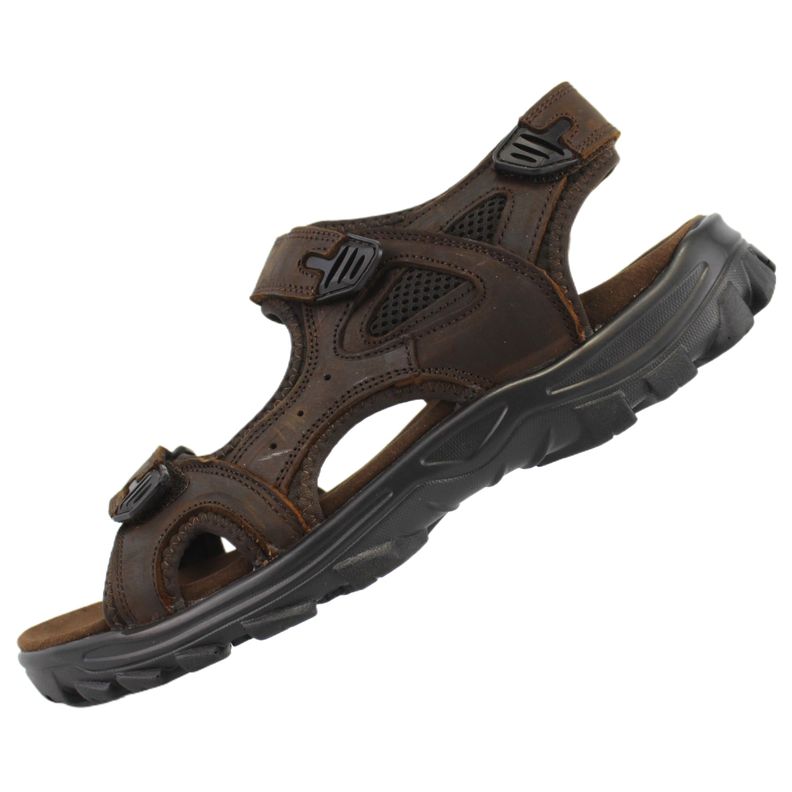 Sandalia Cuero Sport Hombre 121-2