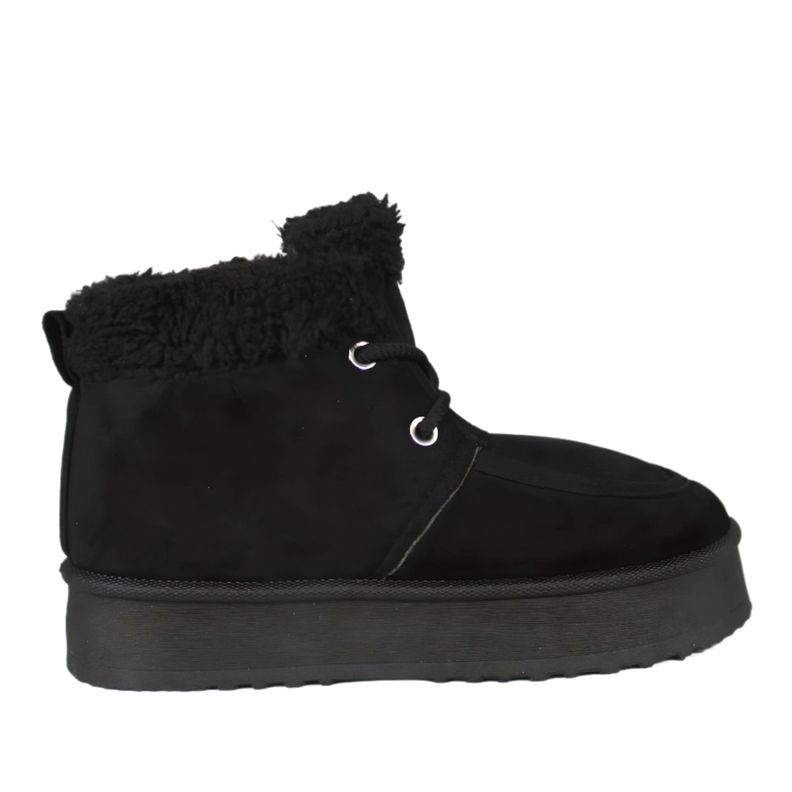 Pantubotas Cordones Chiporro Mujer 17 Yassne Negro-0