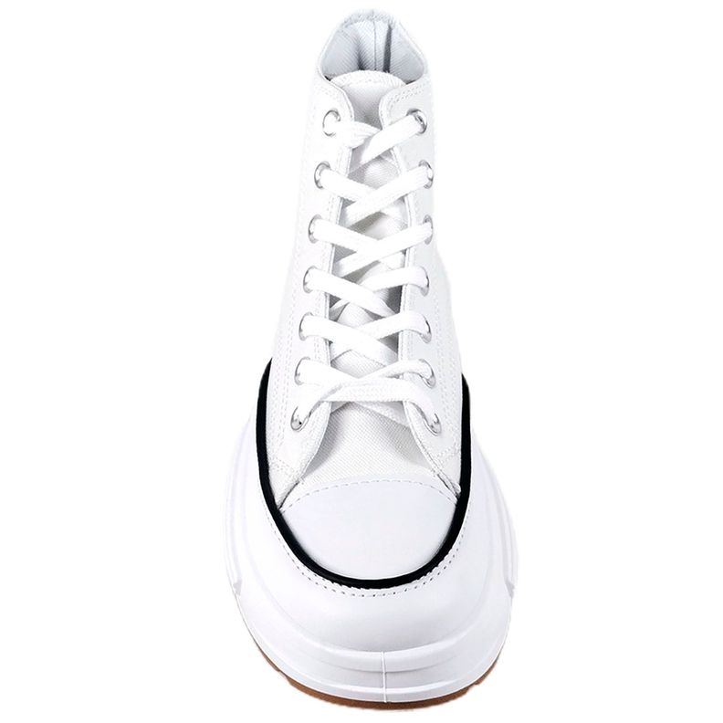 Zapatilla Urbana Caña Alta de Mujer Con Plataforma J25 Blanco-2