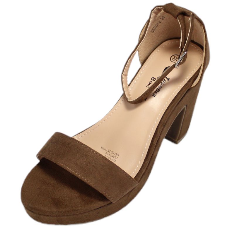 Sandalia Mujer Taco Alto 56 Yassne Marron-1