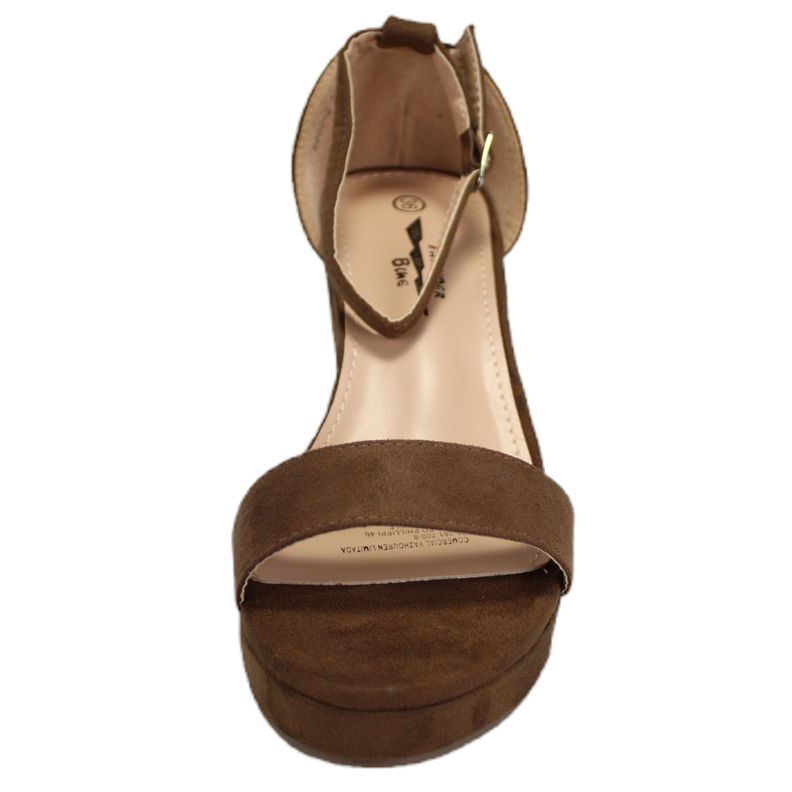 Sandalia Mujer Taco Alto 56 Yassne Marron-3