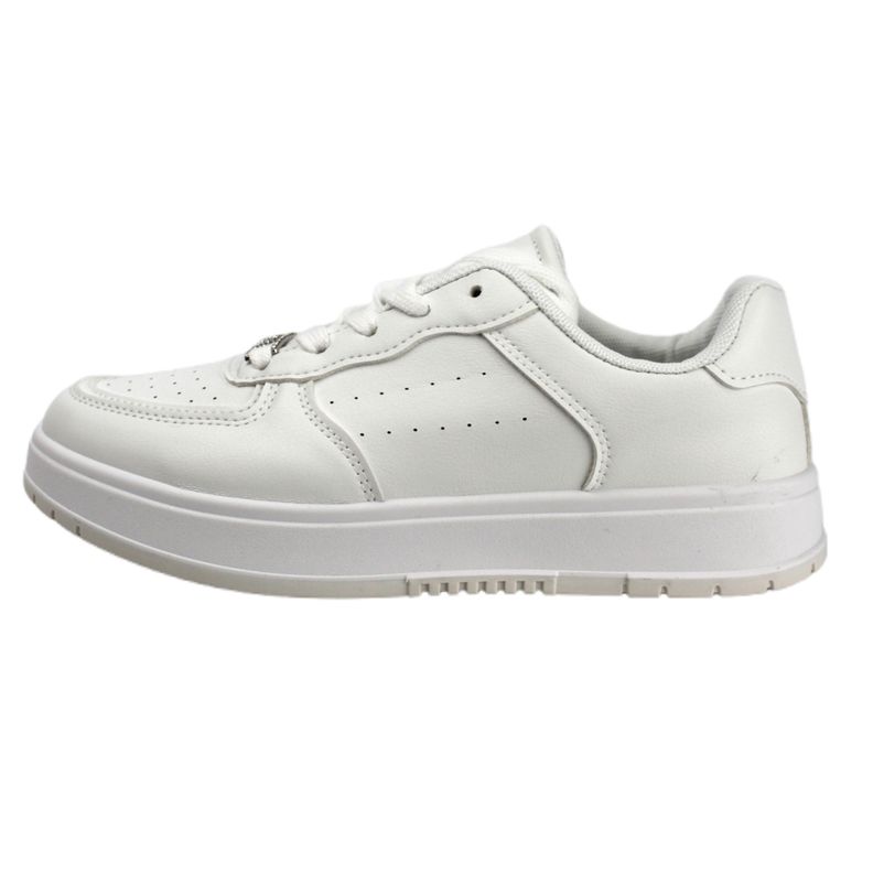 Zapatilla Urbana de Mujer con Plataforma TH3 Yassne Blanco-0