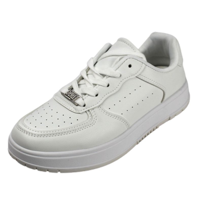 Zapatilla Urbana de Mujer con Plataforma TH3 Yassne Blanco-1