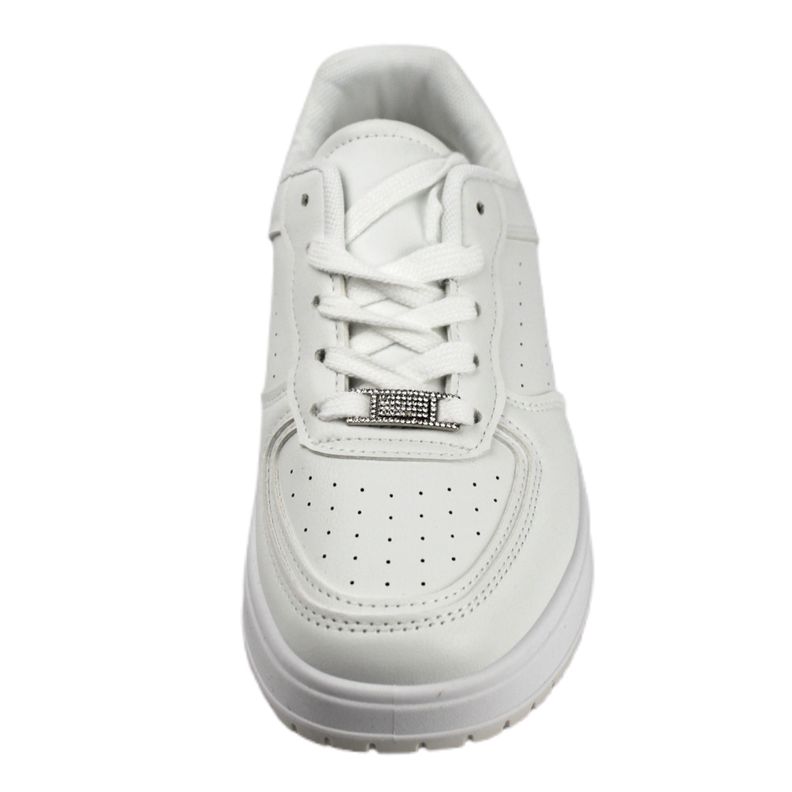 Zapatilla Urbana de Mujer con Plataforma TH3 Yassne Blanco-2