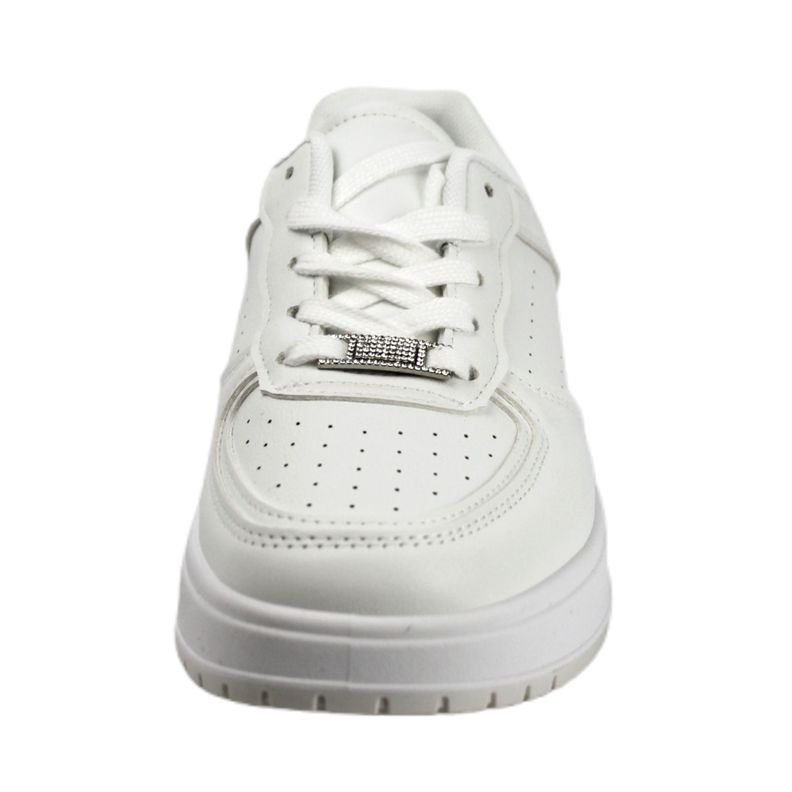 Zapatilla Urbana de Mujer con Plataforma TH3 Yassne Blanco-3