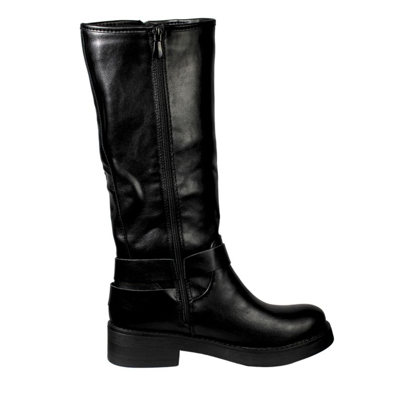 Bota Biker Hebillas Mujer Q12 Yassne-3