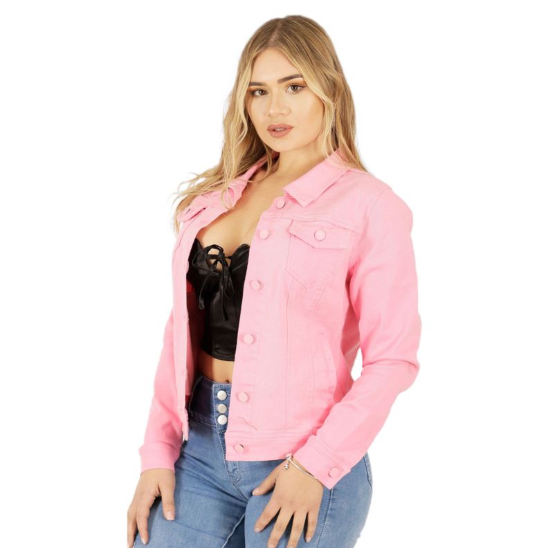 Chaqueta de Mezclilla para Mujer CH85 Yassne-0