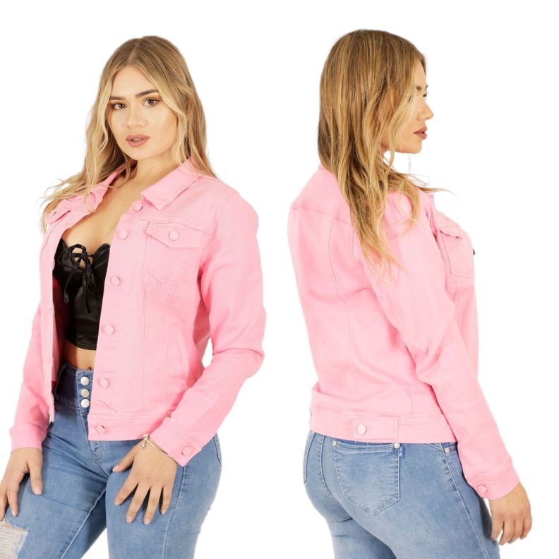 Chaqueta de Mezclilla para Mujer CH85 Yassne-3
