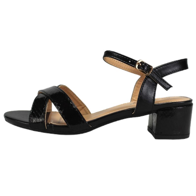 Sandalia Mujer Taco Bajo J7 Yassne Negro-0
