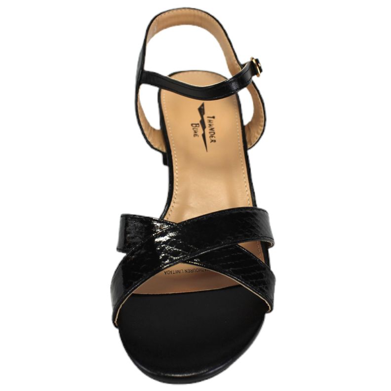 Sandalia Mujer Taco Bajo J7 Yassne Negro-3