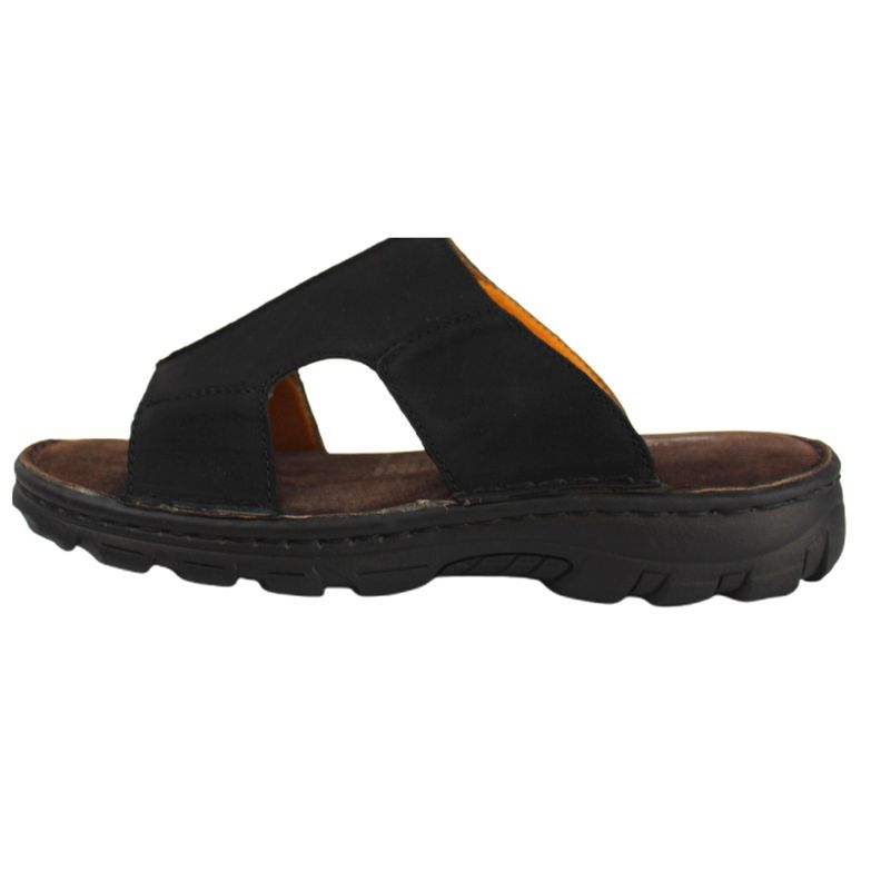 Sandalia Cuero Hombre 226 Negro-0