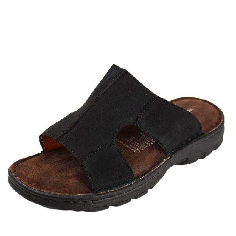 Sandalia Cuero Hombre 226 Negro-3