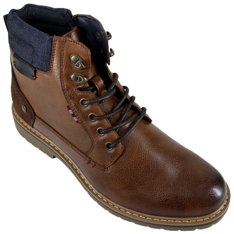 Botin Casual de Hombre con Cierre y Cordon MB57-1