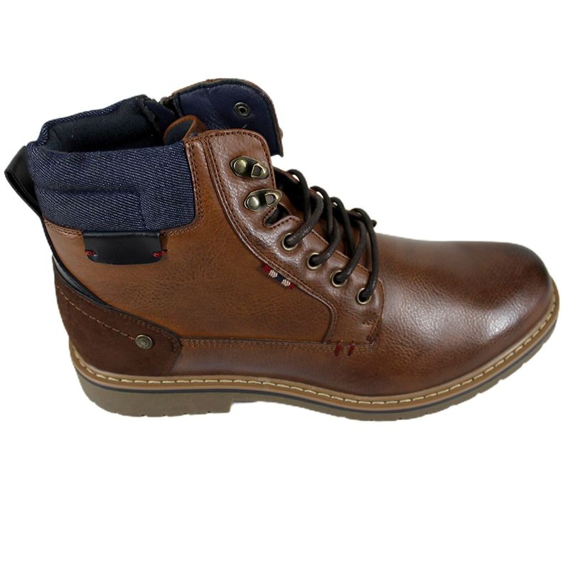 Botin Casual de Hombre con Cierre y Cordon MB57-2