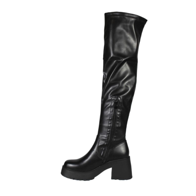 Bota Larga Mujer Ecocuero 27 Yassne Negro-3