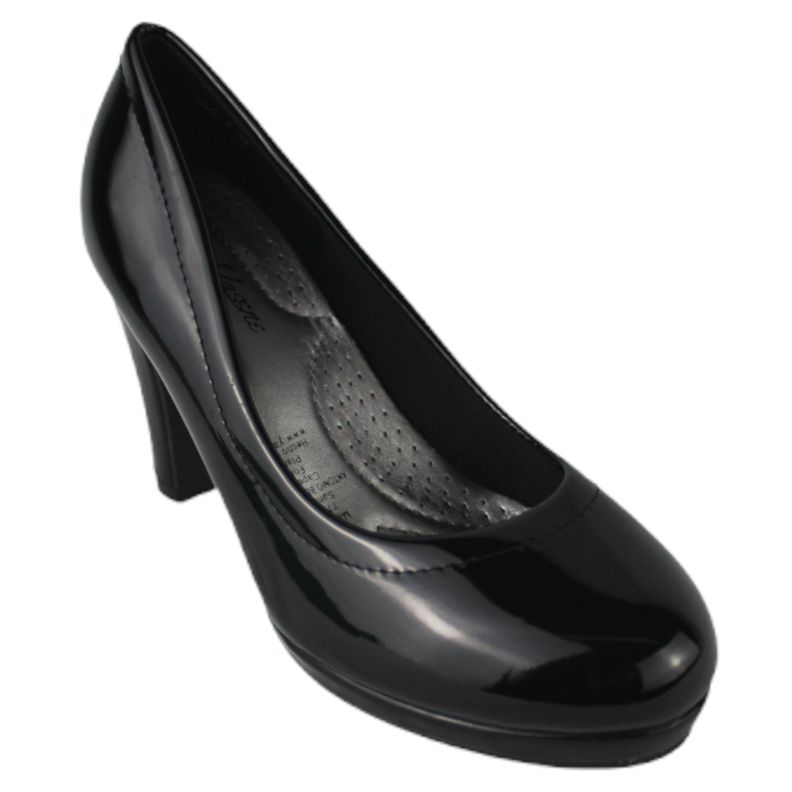 Zapato de fiesta mujer taco alto 45 Yassne Negro-1