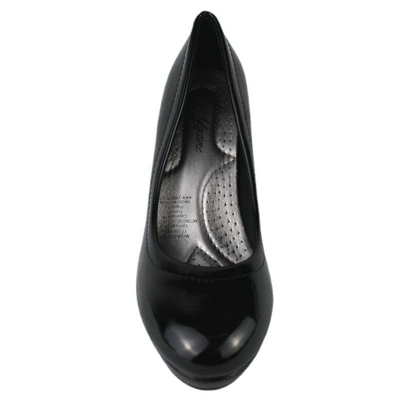 Zapato de fiesta mujer taco alto 45 Yassne Negro-2
