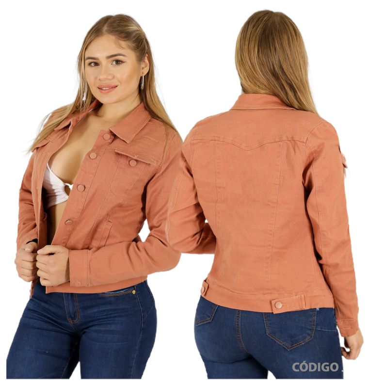 Chaqueta de Mezclilla para Mujer  J86 Yassne-0