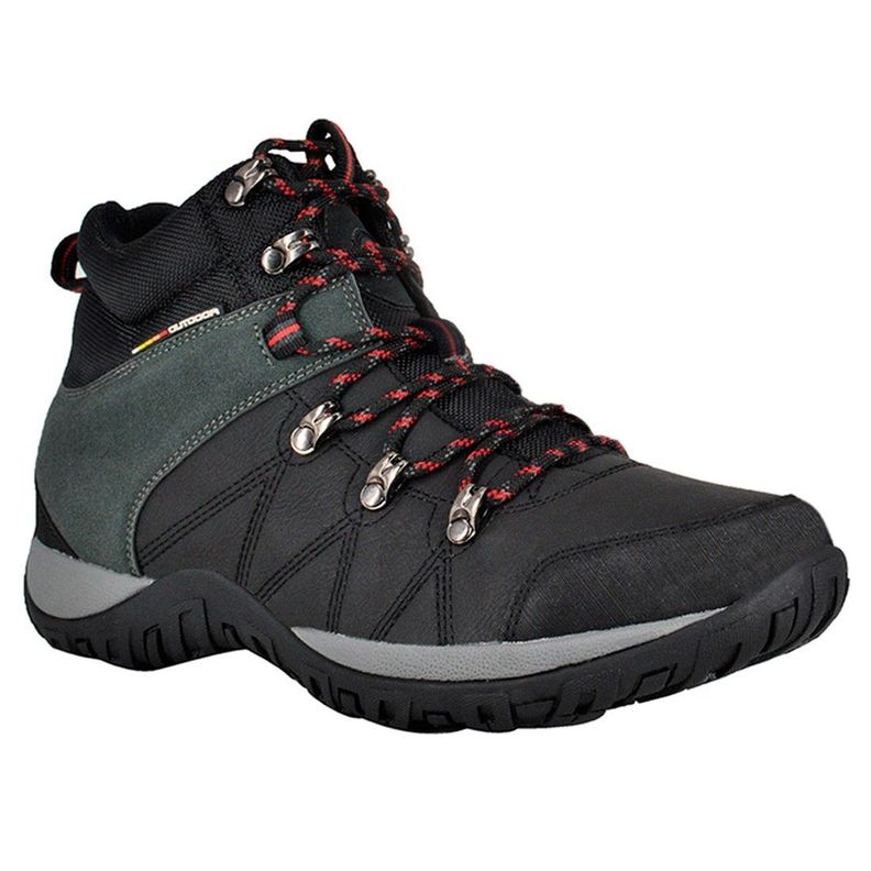 ZAPATILLA OUTDOOR HOMBRE UNISPORT SAMAN NEGRO-0