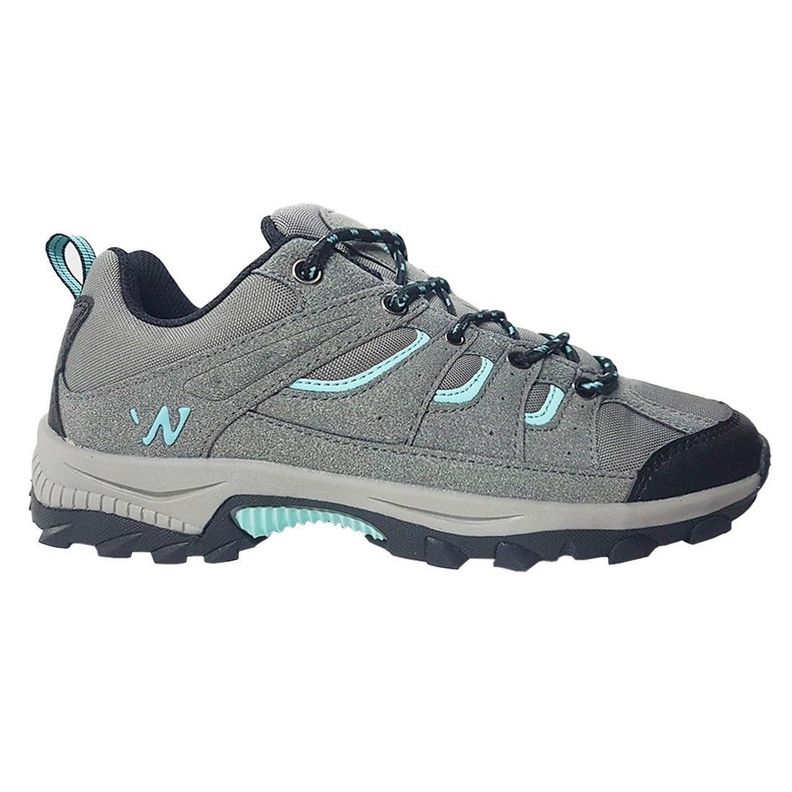 ZAPATILLA NORWEST MUJER ARTIC LOW GRAY TURQUESA-1