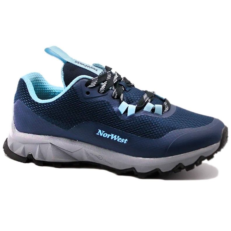 ZAPATILLA NORWEST MUJER SPEED RUN NAVY TURQUESA-0