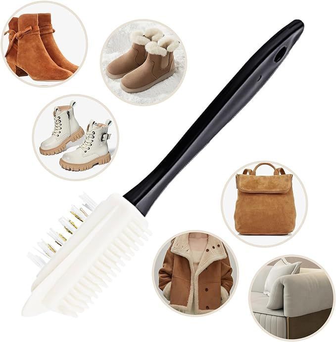 Kit Escobilla Y Goma Limpieza Zapatos Gamuza, Nobuck Pigskin-1