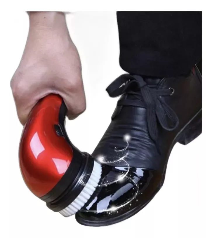 Pulidor Zapatos Lustrador Eléctrico Profesional 6 Piezas-2
