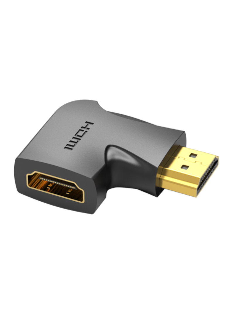 Adaptador Hdmi 2.0 Macho A Hembra 90 Grados Vention Premium-0