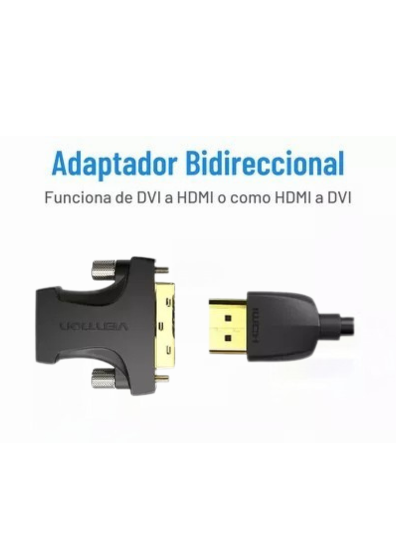 Adaptador Plug Hdmi Para Dvi (24+1) 1080p 60hz Bidirecional-1