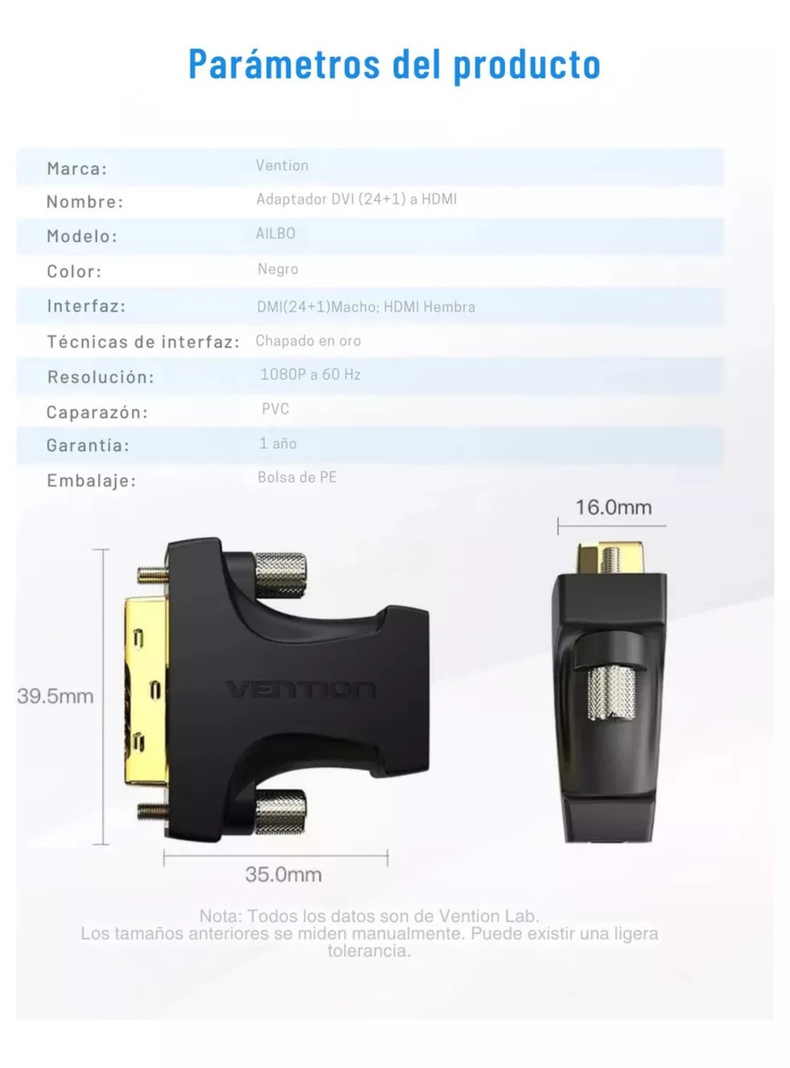 Adaptador Plug Hdmi Para Dvi (24+1) 1080p 60hz Bidirecional-7