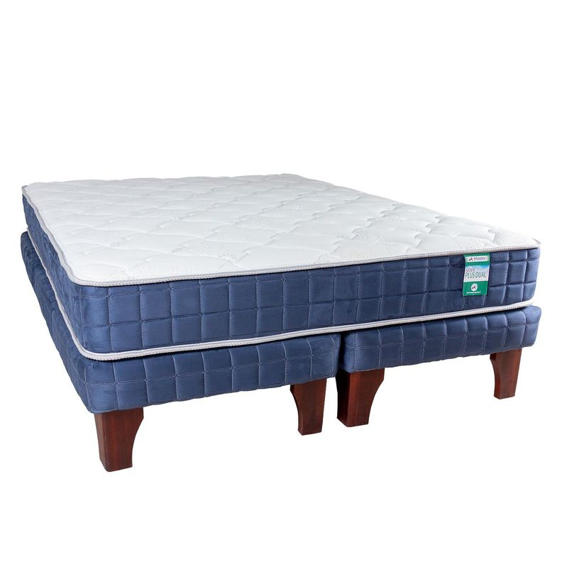 Cama Europea Nova Plus Dual 1.5 Plaza Box-0