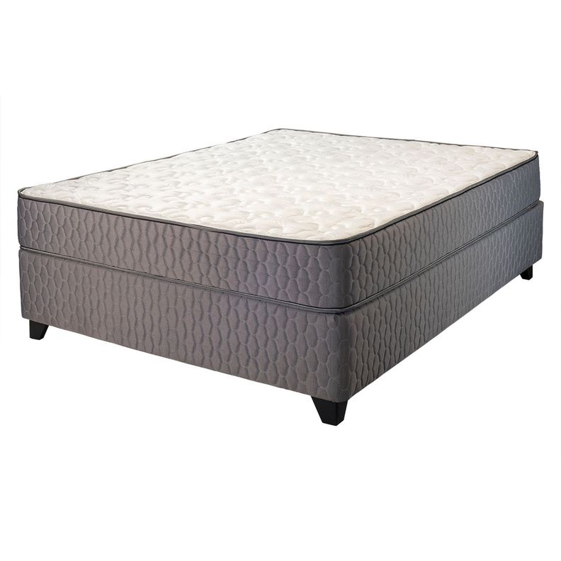 Cama Americana Grey Dual 2,0 Plaza (1.90) Gris Perla