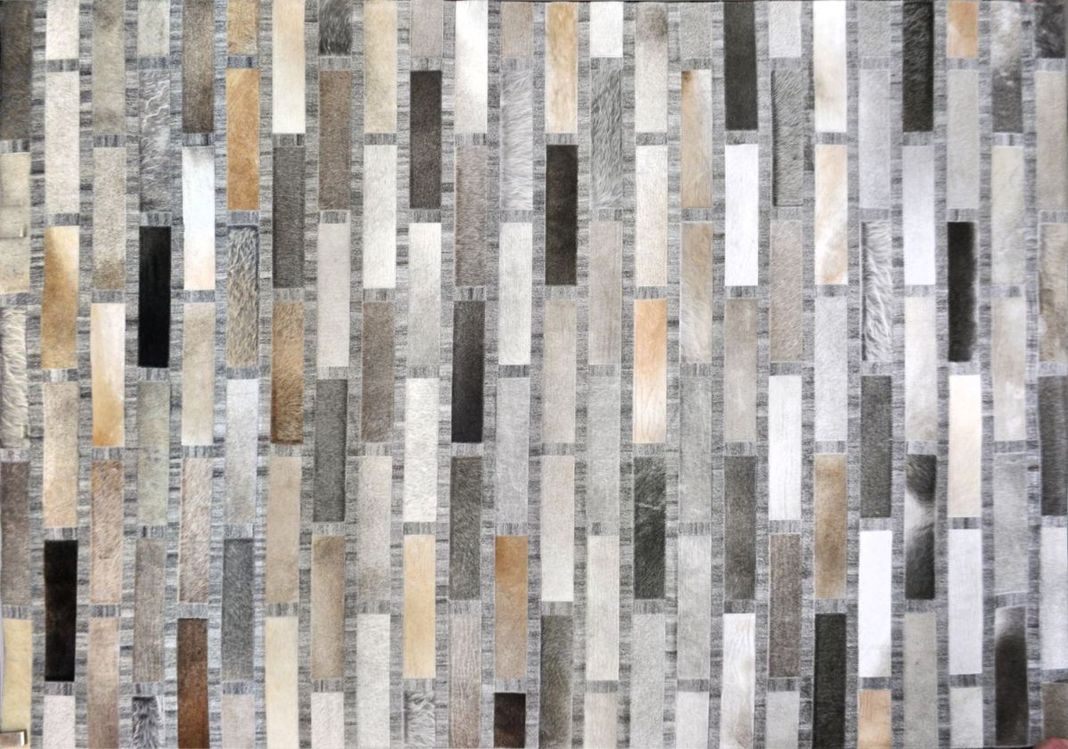 Patchwork Cuero Nir 24 230X330-0