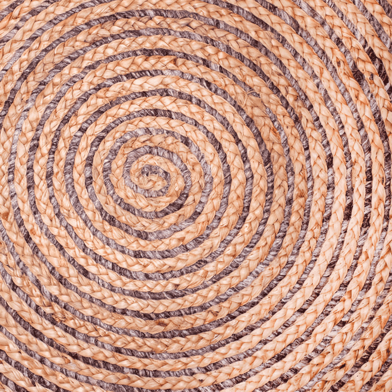 Alfombra Yute Redonda  Nav Bk 625 150X150 cm Bazhars-1