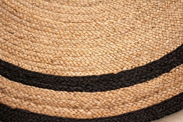 Alfombra  Jute Nav Bk 735 Rnd 150X150-2