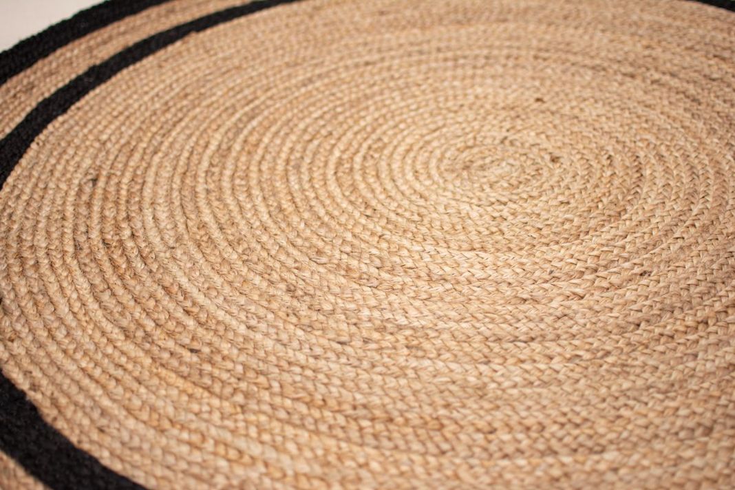 Alfombra  Jute Nav Bk 735 Rnd 150X150-1