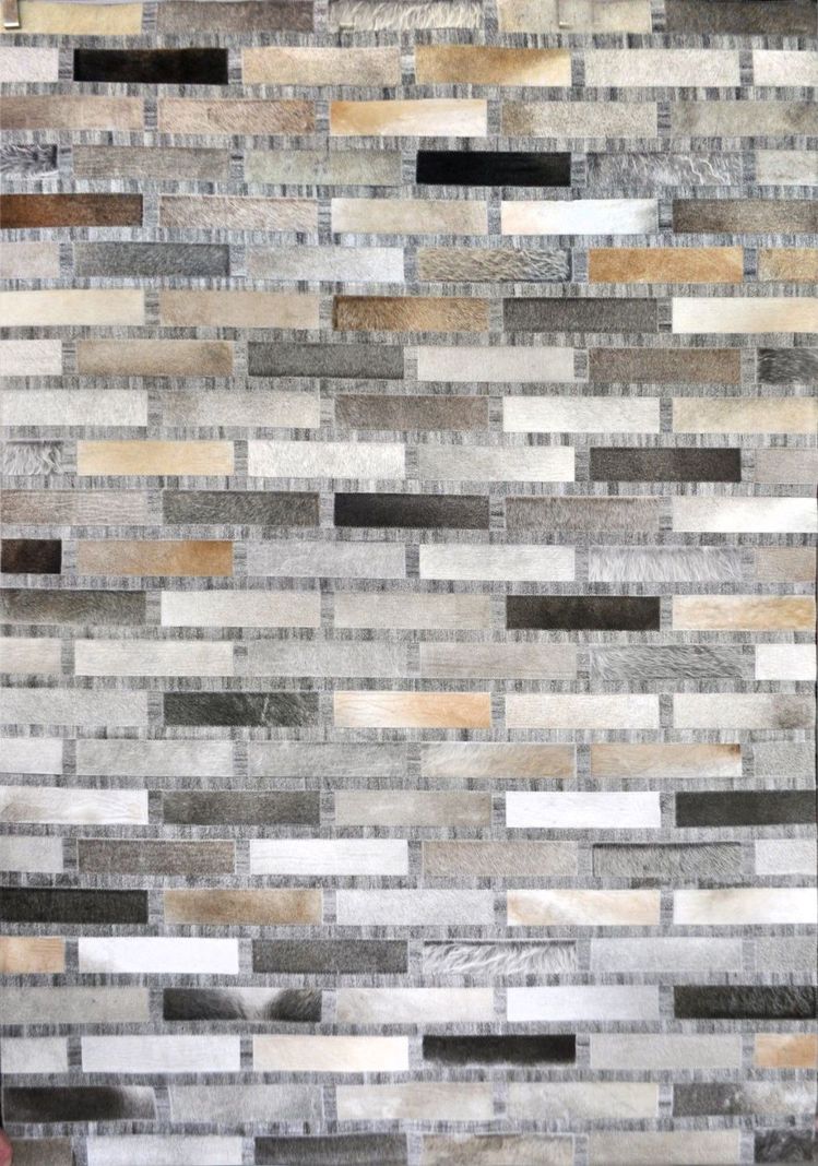   Patchwork Cuero Nir 24 160X230-0