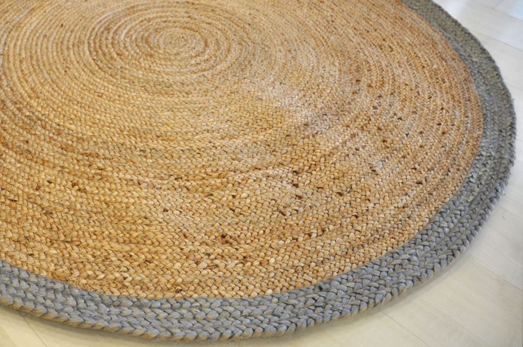 Alfombra  Jute Nav Bk 080 Rnd 200X200-2