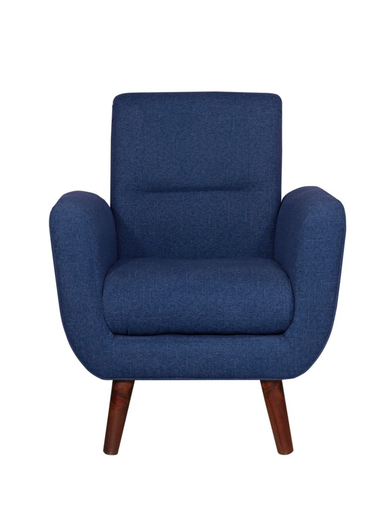 Poltrona Cooper Chenille Azul