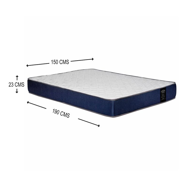 Colchón América 2 Plazas Azul 150x190x23 Cm-1