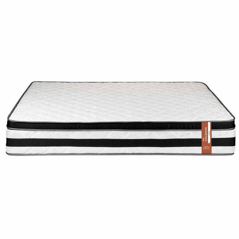 Colchon New Valdivia 2 plazas Negro 150x190x28 Cm-1
