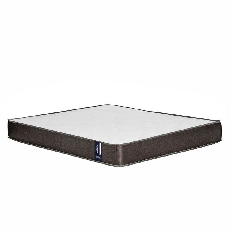 Colchon America 2 plazas Gris plazas 150x190x20 Cm-0