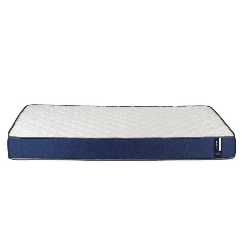 Colchon America Foam 1.5 Plazas Azul 105x190x20 Cm-1