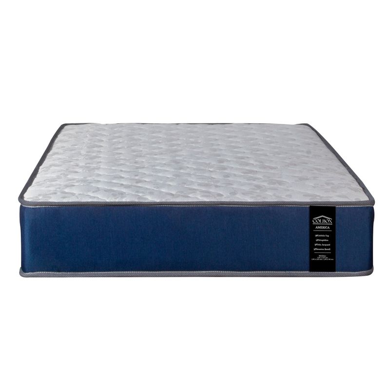 Colchón América 1.5 Plazas Azul 105x190x23 Cm-2