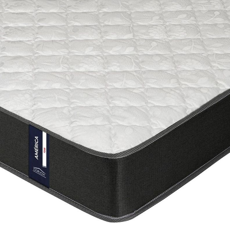 Colchon America Foam 1 Plazas Gris 90x190x20 Cm-2